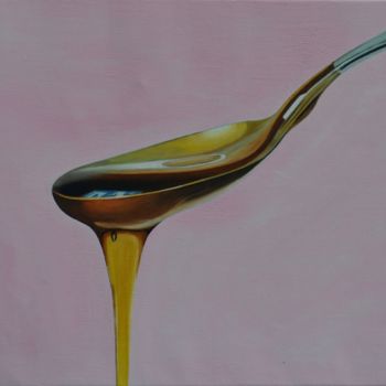 Schilderij getiteld "sugar-is-bad-for-yo…" door Kris Nijs, Origineel Kunstwerk, Olie