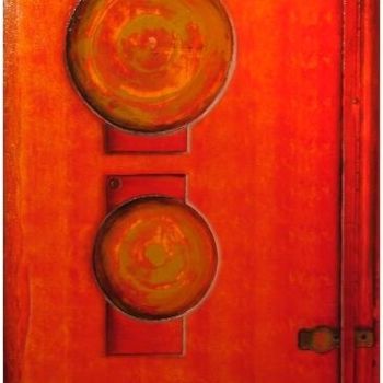 Картина под названием "Circles" - Thomas Kobus, Подлинное произведение искусства, Масло