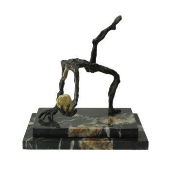 Sculpture intitulée "Practicing Nobis Er…" par Tomasz Koclęga, Œuvre d'art originale, Bronze