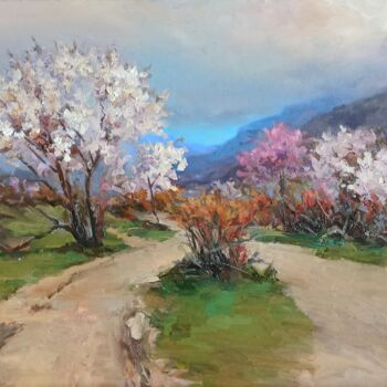 Картина под названием "Крымская весна." - Denis Konotop, Подлинное произведение искусства, Масло