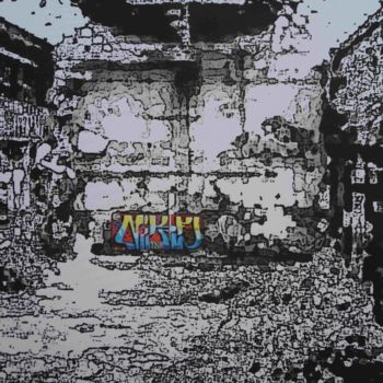 Digitale Kunst mit dem Titel "Zerfall - 04 / Deca…" von Helmut Koehler-Huege, Original-Kunstwerk, Andere