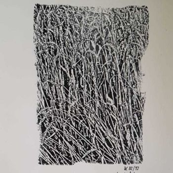 Arts numériques intitulée "Korn - 03 / Grain /…" par Helmut Koehler-Huege, Œuvre d'art originale