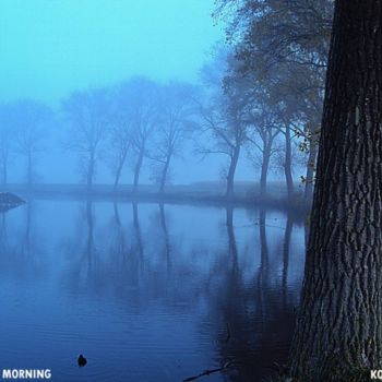 Fotografía titulada "RIVER IN THE MORNING" por Koen Vlerick, Obra de arte original