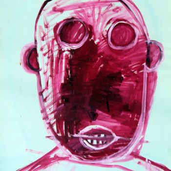 Painting titled "MASKER" by Koen Vlerick, Original Artwork