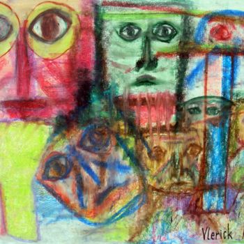 Pintura intitulada "ZONDER TITEL" por Koen Vlerick, Obras de arte originais