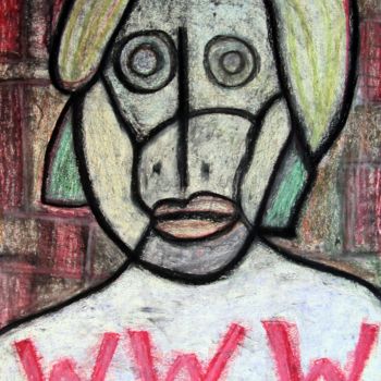 Pintura titulada "WWW = WIJ WILLEN WE…" por Koen Vlerick, Obra de arte original