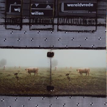 Malerei mit dem Titel "WIJ WILLEN WERELDVR…" von Koen Vlerick, Original-Kunstwerk