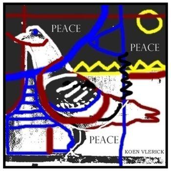 「PEACE 2」というタイトルのデジタルアーツ Koen Vlerickによって, オリジナルのアートワーク