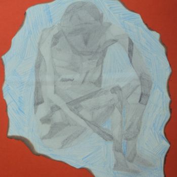 Tekening getiteld "ZONDER TITEL" door Koen Vlerick, Origineel Kunstwerk