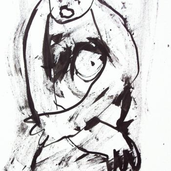 Картина под названием "THE GIRL" - Koen Vlerick, Подлинное произведение искусства