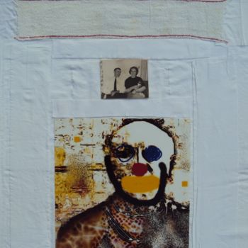 Collagen mit dem Titel "THE GREAT MAN" von Koen Vlerick, Original-Kunstwerk