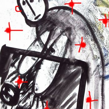 Картина под названием "MAMA LEONE" - Koen Vlerick, Подлинное произведение искусства
