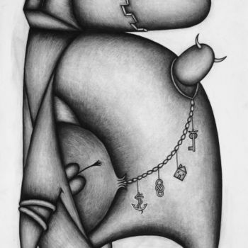 "Hera: The Incubatio…" başlıklı Resim Kerry O. Furlani tarafından, Orijinal sanat, Karakalem