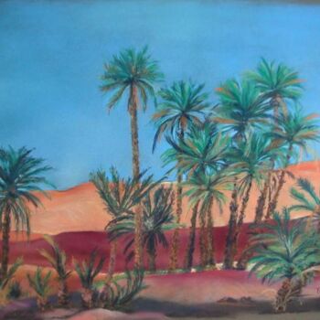 Disegno intitolato "oasis" da Koki, Opera d'arte originale, Altro