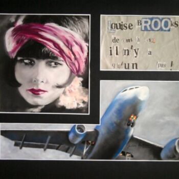 Painting titled "Louise Brooks" by Koki, Original Artwork