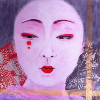 Painting titled "Maiko 3" by Koki, Original Artwork, Acrylic