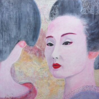 Peinture intitulée "maiko-5" par Koki, Œuvre d'art originale, Acrylique