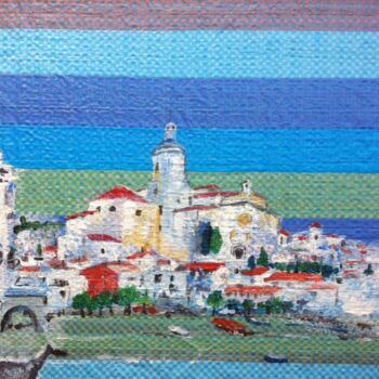 Painting titled "Cadaquès port catal…" by Koki, Original Artwork