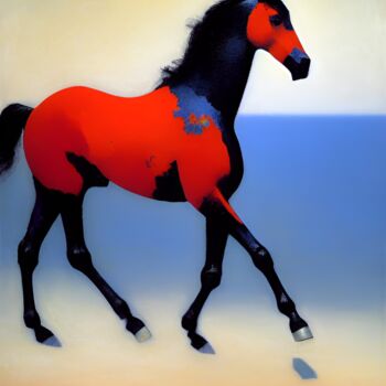 Pintura intitulada "Dream horse" por Kolective Art, Obras de arte originais, Acrílico