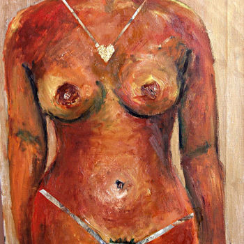 Картина под названием "bikini.jpg" - Alla, Подлинное произведение искусства, Масло