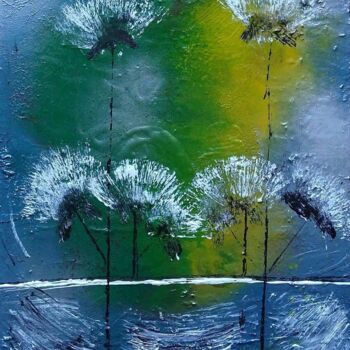Pintura intitulada "frogs & flowers #Ar…" por Kolir, Obras de arte originais, Tinta spray