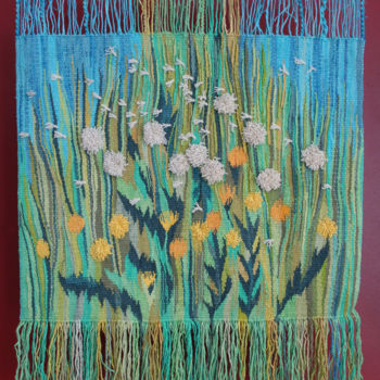 Textile Art titled "Лето" by Tatiana Kolobova, Original Artwork, Tapestry
