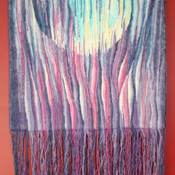Textile Art titled "Рассвет" by Tatiana Kolobova, Original Artwork, Tapestry