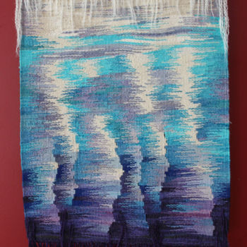 Textile Art titled "Сон Байкала" by Tatiana Kolobova, Original Artwork, Tapestry