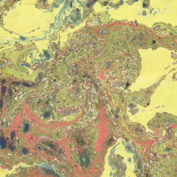 Malerei mit dem Titel "Quicksand" von Zhanna Kondratenko, Original-Kunstwerk, Öl Auf Andere starre Platte montiert