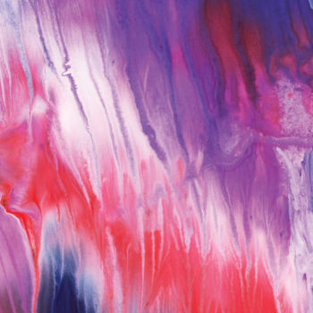 Malerei mit dem Titel "Lilac" von Zhanna Kondratenko, Original-Kunstwerk, Gouache Auf Andere starre Platte montiert