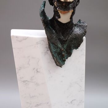 Sculpture titled "TYRMED" by Konrad Ziolkowski, Original Artwork, Metals