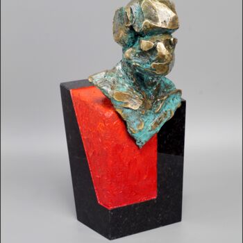 Sculpture titled "HERCYN V" by Konrad Ziolkowski, Original Artwork, Metals