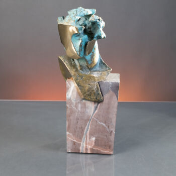 Sculpture titled "ASYN V" by Konrad Ziolkowski, Original Artwork, Bronze