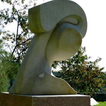 Скульптура под названием "Hizbox II" - Konrad Ziolkowski, Подлинное произведение искусства