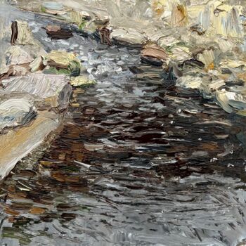 "Small river" başlıklı Tablo Konstantin Borisov tarafından, Orijinal sanat, Petrol