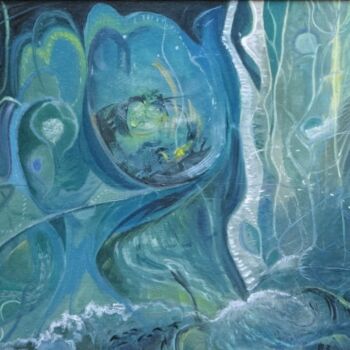 Картина под названием "погружение в простр…" - Константин Шурпатов, Подлинное произведение искусства