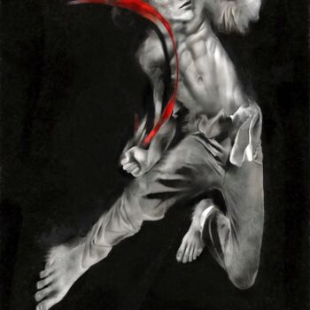 Peinture intitulée "Que viene el coco" par Konstantin Skoptsov, Œuvre d'art originale, Acrylique