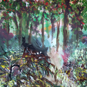 "The Witch’s Tree" başlıklı Tablo Kontra The Blind tarafından, Orijinal sanat, Akrilik