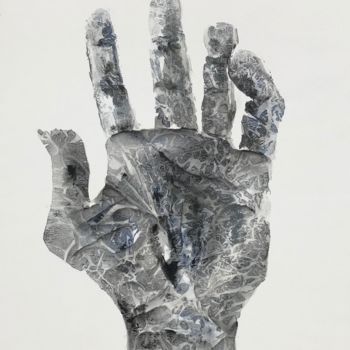 Pittura intitolato "La main" da Kootchi, Opera d'arte originale, Acrilico