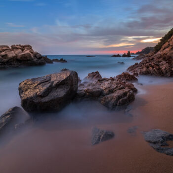 Photographie intitulée "Mystical morning on…" par Marek Kopnicky, Œuvre d'art originale, Photographie numérique