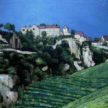 Pintura titulada "Château Chalon" por Therese Koradi, Obra de arte original