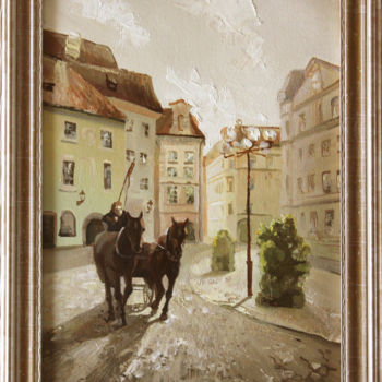 Painting titled "Prague #3" by Anna Korennova, Original Artwork, Oil