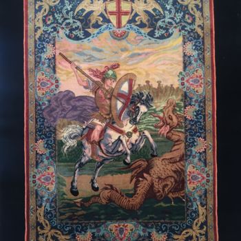 Artesanía titulada "St. George - Hereke…" por Korhan, Obra de arte original