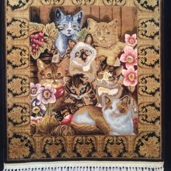 Artcraft titled "Kediler (The Cats)…" by Korhan, Original Artwork