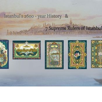 Handwerk mit dem Titel "İstanbul - Full Col…" von Korhan, Original-Kunstwerk