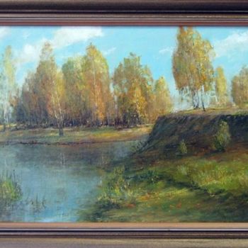 Painting titled "Осень" by Korytov Sergey, Original Artwork