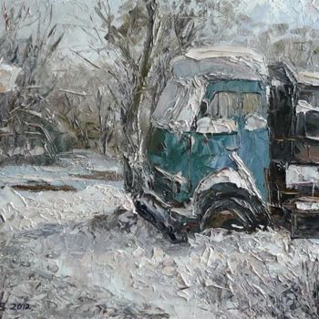 "Old car" başlıklı Tablo Роман Кошелев tarafından, Orijinal sanat, Petrol
