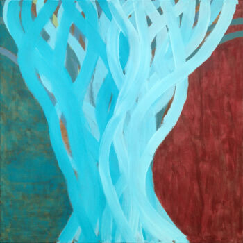 Картина под названием "Abstr 4" - Kosta Morr, Подлинное произведение искусства, Акрил Установлен на Деревянная рама для носи…