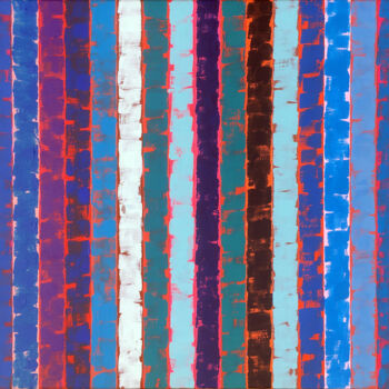 "Abstraction_9" başlıklı Tablo Kosta Morr tarafından, Orijinal sanat, Akrilik Ahşap Sedye çerçevesi üzerine monte edilmiş