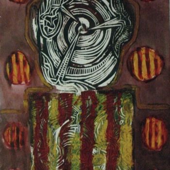 Malerei mit dem Titel "Ego 6" von Kardo Kosta, Original-Kunstwerk, Öl